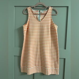 Coral Striped Old Navy Dress Sz L